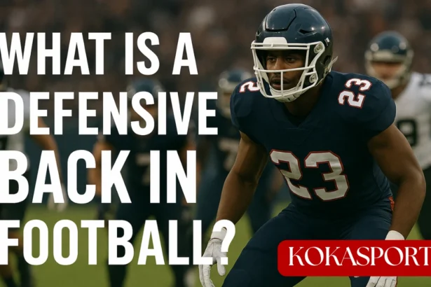 What is a Defensive Back in Football? Understanding Defensive Back Position