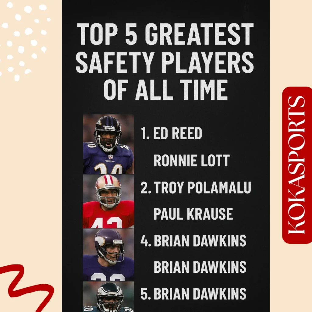 Top 5 Greatest Safety Players of All Time