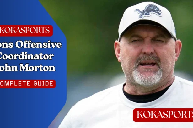 Lions Offensive Coordinator John Morton: Detroit's 2025 Offensive Leader