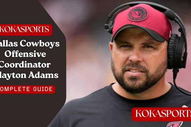 Dallas Cowboys Offensive Coordinator Klayton Adams