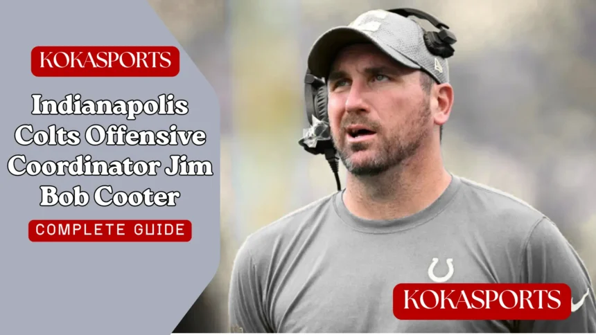 Indianapolis Colts Offensive Coordinator Jim Bob Cooter : Colts OC Profile & Coaching Career