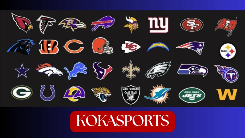 NFL Team Logos with Names