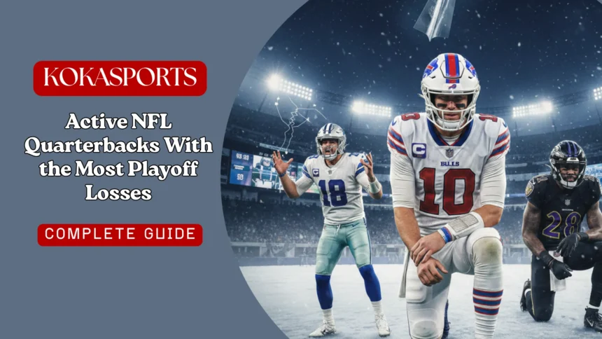 Which Active NFL Quarterbacks Have Lost the Most Playoff Games as Josh Allen Falls Again