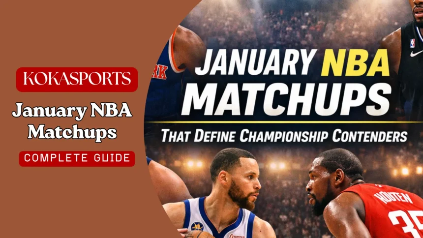 January NBA Matchups That Define Championship Contenders