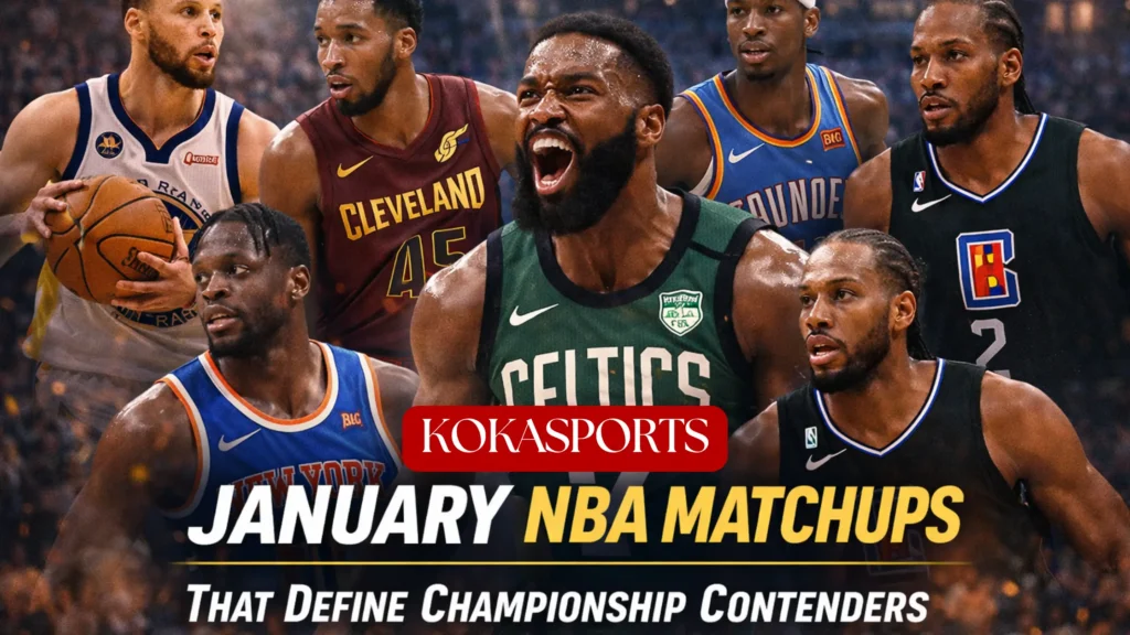 January Games That Signal Which Teams Are Finals-Bound