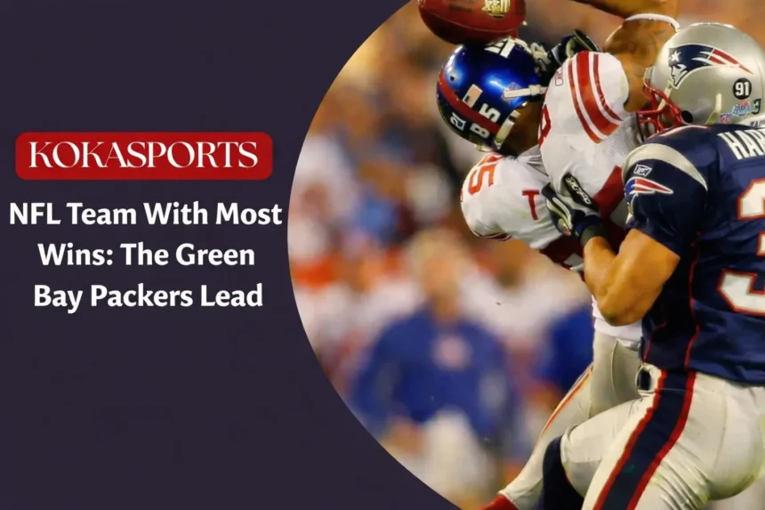 The NFL Team With Most Wins