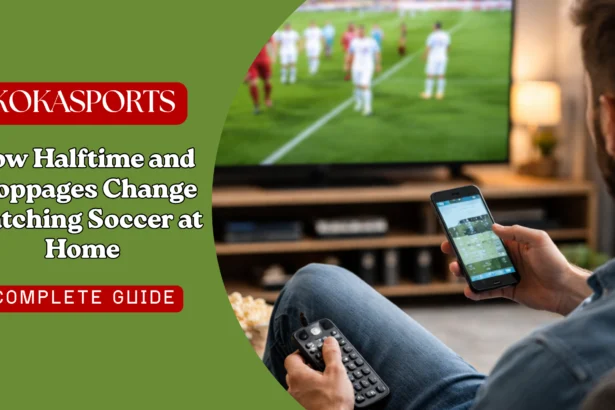 How Halftime and Stoppages Shape the Way Fans Watch Soccer at Home 
