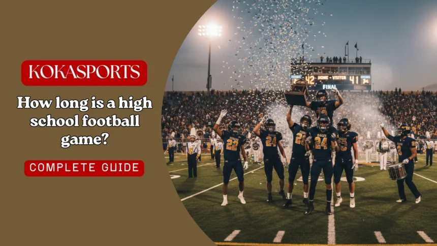 how long is a high school football game