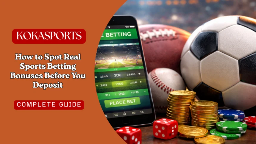 How to Spot Real Sports Betting Bonuses Before You Deposit