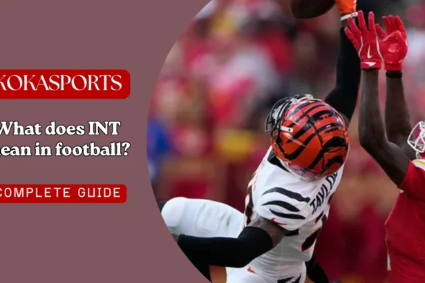 What does INT mean in football?