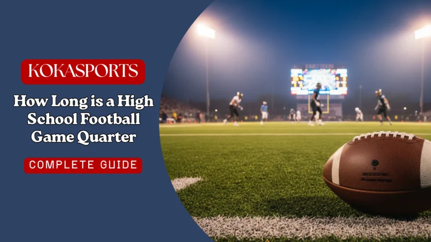 How Long is a High School Football Game Quarter