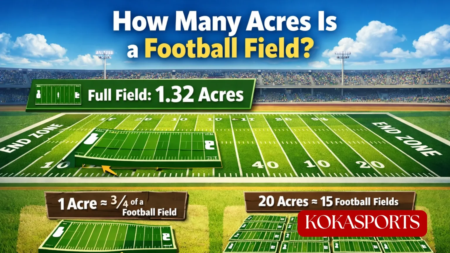 How Many Acres Is a Football Field?