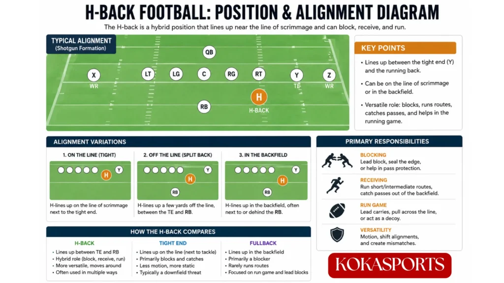 What Is an H-Back in Football?