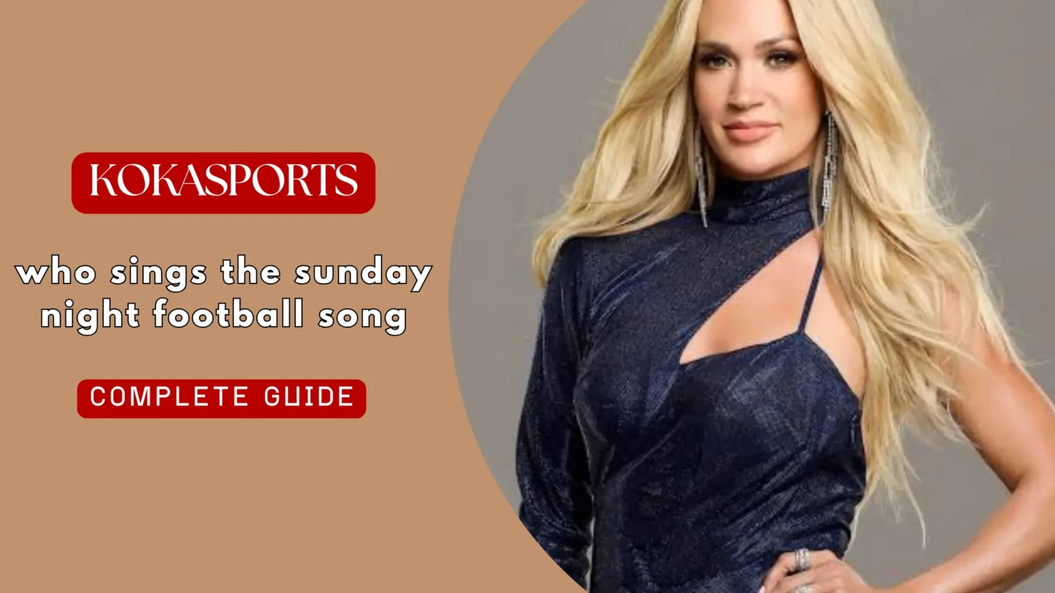Who Sings the Sunday Night Football Song