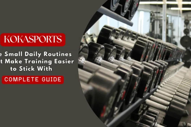 The Small Daily Routines That Make Training Easier to Stick With