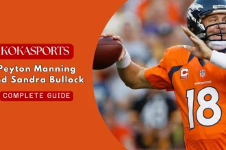 Peyton Manning and Sandra Bullock