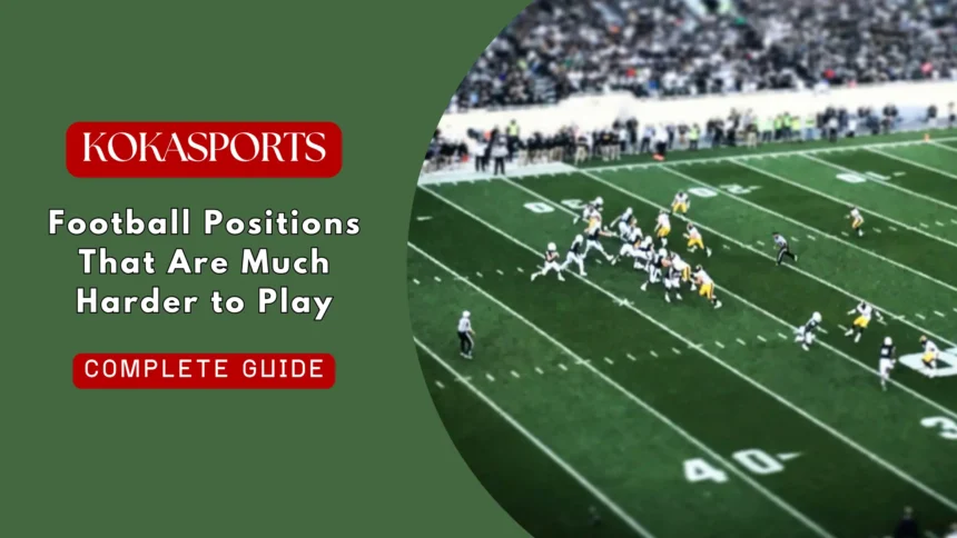 The Football Positions That Are Much Harder to Play Than They Look