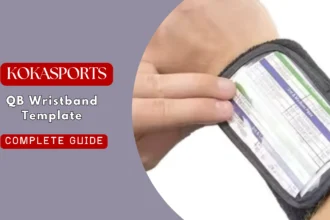 QB Wristband Template